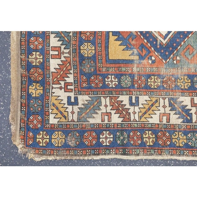 Antique Shirvan Rug 3'7'' x 6'8'' For Sale - Image 9 of 12