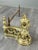 20th Century Louis XVI Style Gilt Bronze Andirons, Set of 2 For Sale - Image 5 of 9