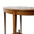 Brown Figured Mahogany and Satinwood-Inlaid Oval Occasional Table, English, Ca. 1890 For Sale - Image 8 of 10