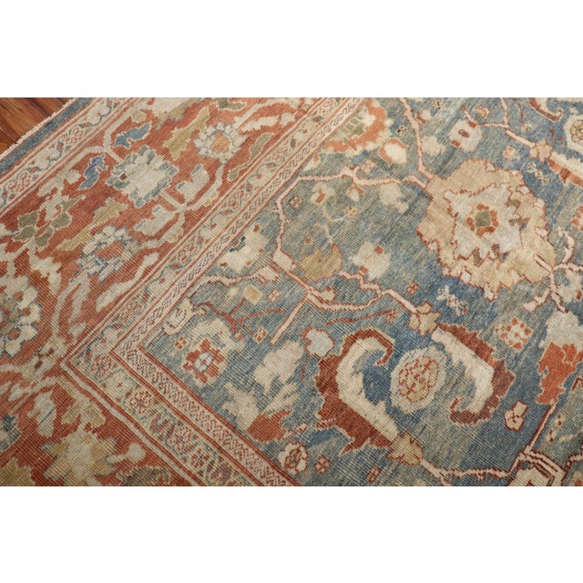 A connoisseur caliber late 19th century Persian Sultanabad carpet. Measures: 10'5'' x 13'10'' Woven in a series of...