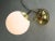Mid-Century Brass and Opaline Sconce For Sale - Image 4 of 9
