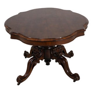 Victorian Tilt-Top Table with Hidden Compartment on Casters, Antique, United Kingdom, 19th Century For Sale