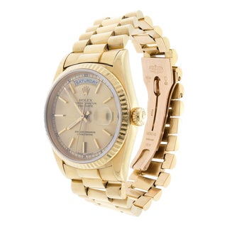 Rolex Presidential 18k Gold Day/Date Automatic Wristwatch For Sale