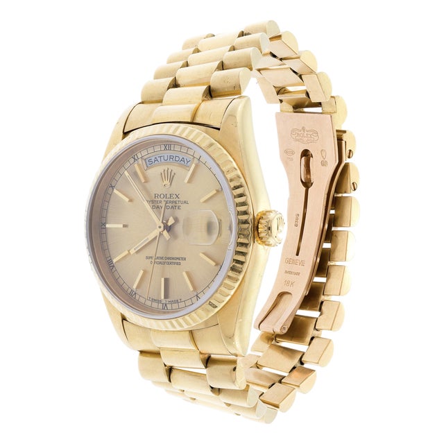 Rolex Presidential 18k Gold Day/Date Automatic Wristwatch For Sale
