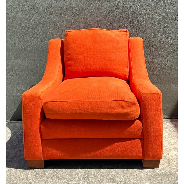 Exemplifying the bold sophistication of Ralph Lauren Home, this modern lounge chair is a definitive statement piece for...