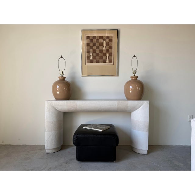 Mid-Century Modern Vintage Modernist “Chess” Signed & Numbered Limited Edition Print in Chrome Aluminum Frame For Sale - Image 3 of 12