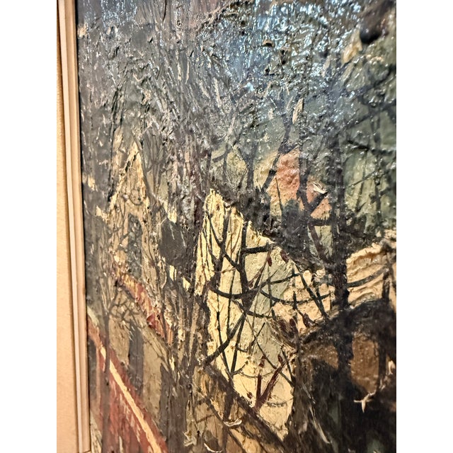 Black Mid 20th Century La Mère Catherine, Paris by the Renowned French Artist André Renoux (1939–2002). For Sale - Image 8 of 10