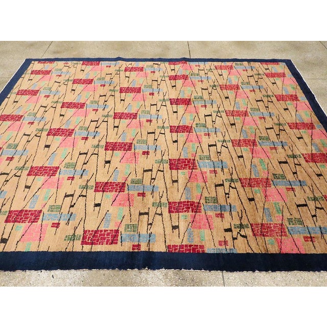 Galerie Shabab Collection Mid-20th Century Handmade Turkish Anatolian Small Room Size Carpet For Sale In New York - Image 6 of 10