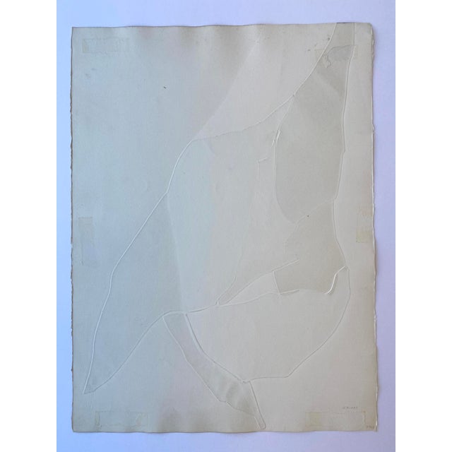 20th Century Abstract Etching by French Printmaker Gilou Brillant For Sale - Image 4 of 5