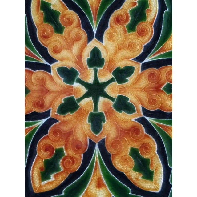Italian Italian Mid Century Enamel on Copper Vide Poche Tray For Sale - Image 3 of 14