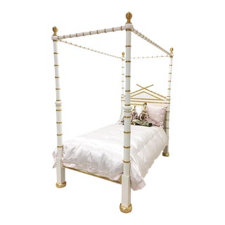Bamboo Twin Canopy Bed For Sale