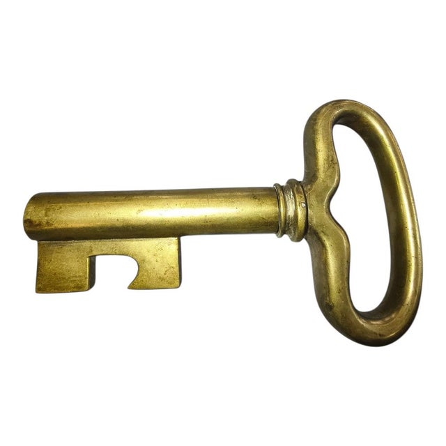 Carl Auböck, large corkscrew and bottle opener in the shape of a key, Vienna, circa 1960 I have official proof of...