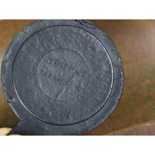 Bronze Antique 1916 Silver Crest Sterling Decorated Bronze Inkwell For Sale - Image 8 of 12