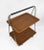 Plastic Faux Wood & Chrome Folding Bar Cart from Robex, 1970s For Sale - Image 7 of 8