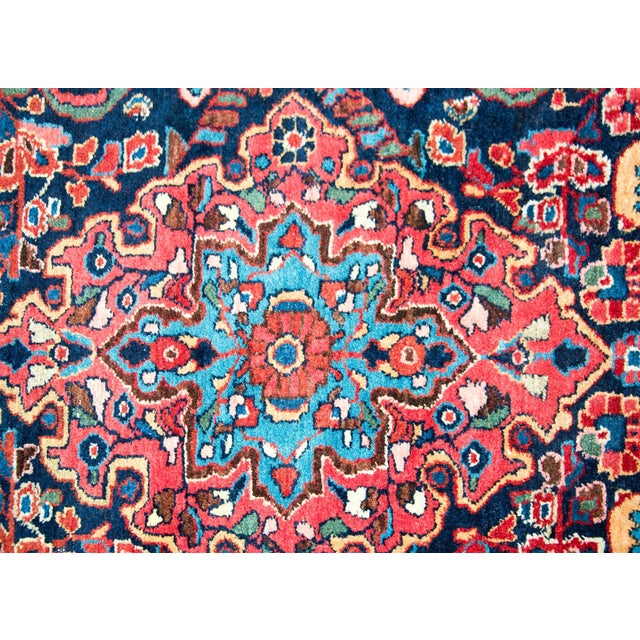 Early 20th Century Persian Mehraban Rug For Sale - Image 13 of 15