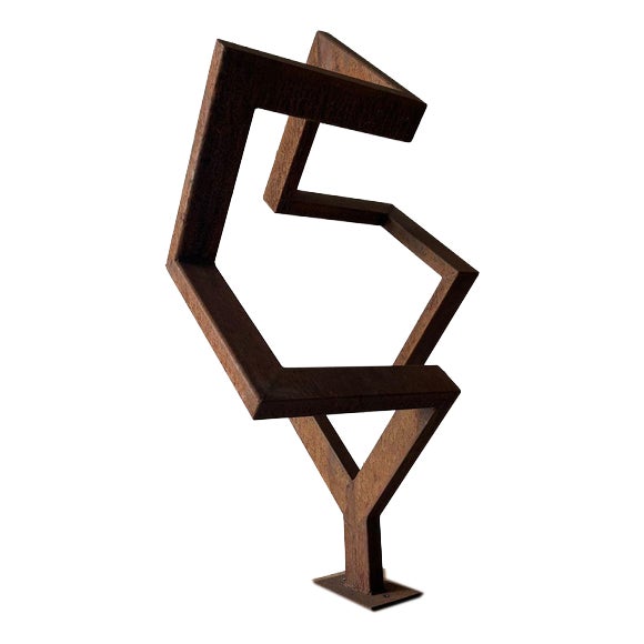 Geometric Abstraction in Steel, 1970s For Sale