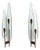 Model 1461 Wall Lamps by Max Ingrand for Fontana Arte, 1960s, Set of 2 For Sale