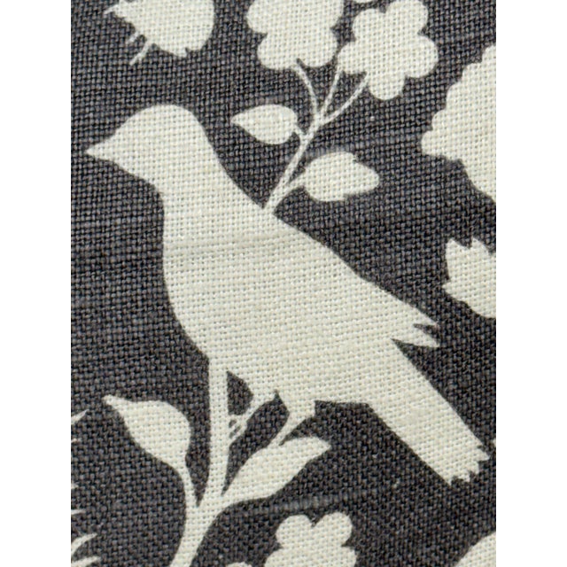 Ivory Schumacher Chenonceau Botanical Bird Throw Pillows, Pair For Sale - Image 8 of 12