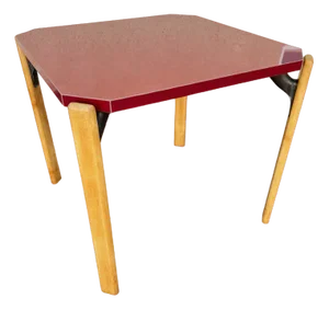 Table in Red Forma by Bruno Rey for Dietiker, 1970s