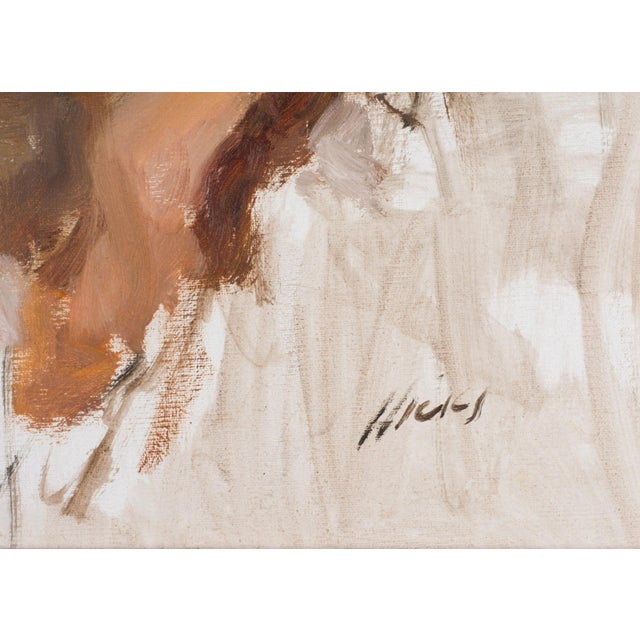Untitled, ca. 2010 by Ron Hicks | Oil on canvas portrait of a young woman For Sale - Image 4 of 5