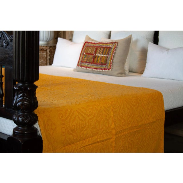 Tribal Avi Applique Coverlet For Sale - Image 3 of 7