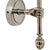 Metal 1990s Jacques Adnet Style Polished Nickel Hand Sconces, Wall Lamps - A Pair For Sale - Image 7 of 9