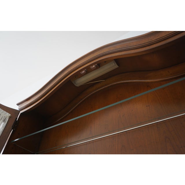 Wood Bodart Country French Secretary Desk Bookcase Top For Sale - Image 7 of 17