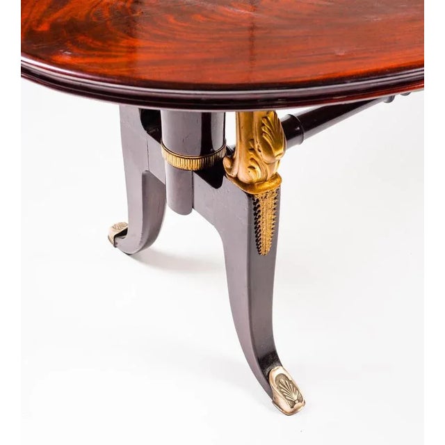 Italian Mahogany Table in the Style of Paolo Buffa, 1950s For Sale - Image 13 of 17