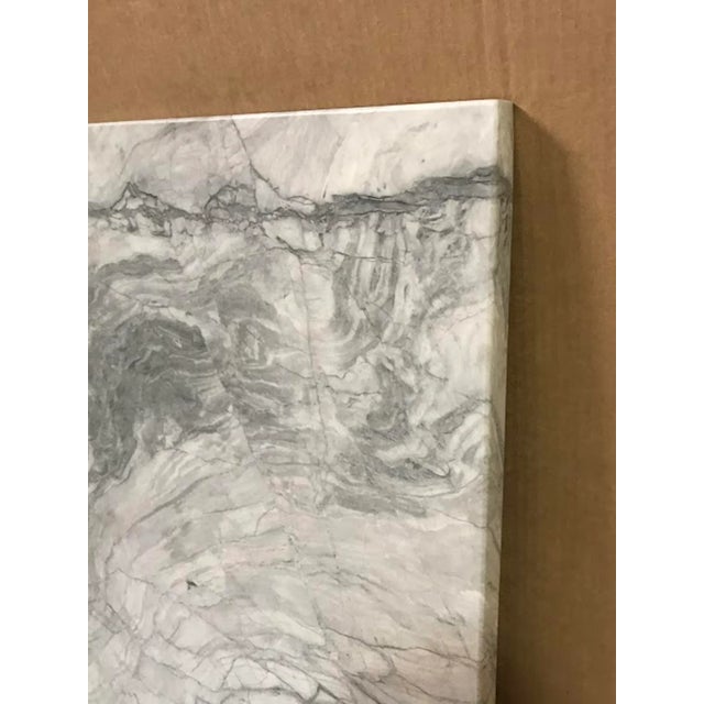 Custom Carrera Marble Island or Counter Top For Sale - Image 4 of 11