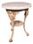 Vintage Britannia Table, English, Pine, Cast Iron, Mid Century Victorian Revival For Sale