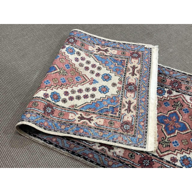 Handmade Iranian Wool Rug For Sale - Image 5 of 12