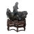 Large Spectacular Chinese Lingbi Scholar Stone on Stand For Sale