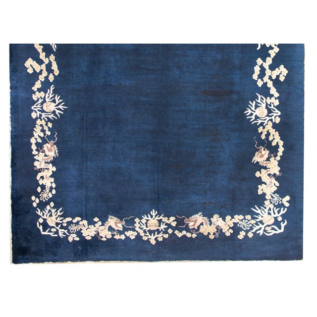 Early 20th Century Chinese Peking Rug For Sale - Image 12 of 15