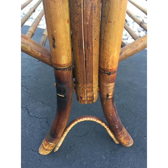 Vintage Bamboo Folding Book Rack Chairish