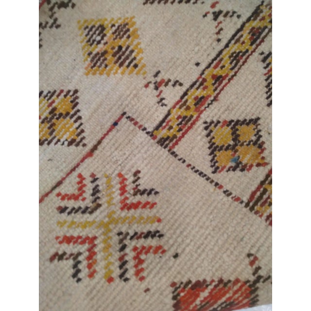 1970s 1970s Vintage Moroccan Rug, 4'7" X 5'8" For Sale - Image 5 of 7