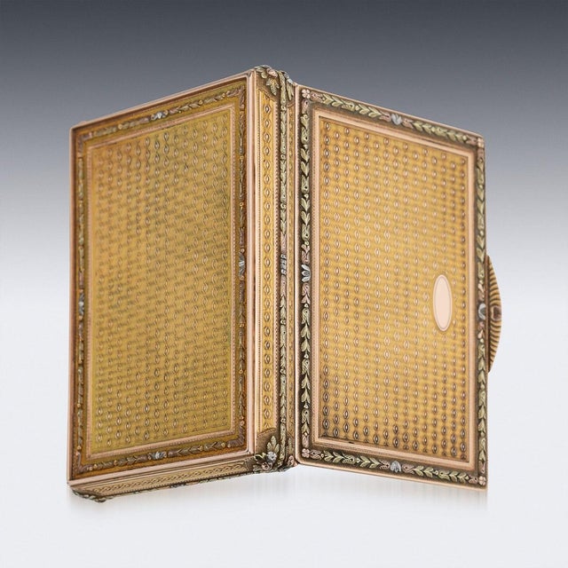 Antique German 3-Colour Gold Snuff Box, Hanau, 1850s For Sale - Image 9 of 18
