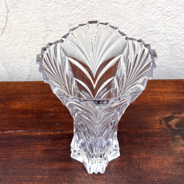 Traditional Crystal Vase, Noritake Bleikristall Germany, 1970s. For Sale - Image 3 of 12
