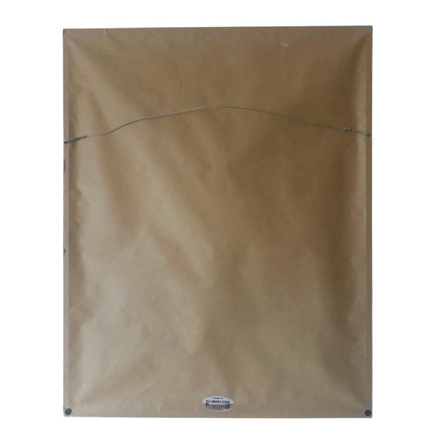 1960s Mid-Century Modern Geisha Wall Art by Hisashi Otsuka - Framed For Sale - Image 9 of 12