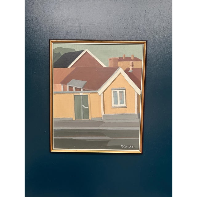 Gunnar Fohlin, City Scene, 1987, Oil on Canvas, Framed For Sale - Image 18 of 18
