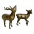 Vintage Brass Deer Figurines - Set of 2 For Sale