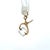 Mid 20th Century 14k Gold Ice Tongs Vintage Charm/Pendant With Rock Crystal For Sale - Image 4 of 5