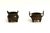 Set of 4 Bronze Antique Mini Incense Burner Chinese Censer For Sale - Image 4 of 18