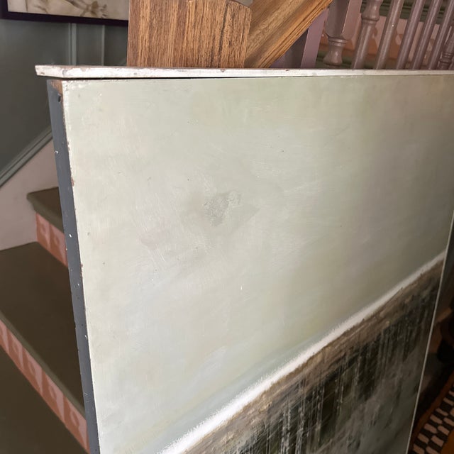 Vintage Atmospheric Abstract Landscape by Texas Artist Walter McCown For Sale - Image 10 of 11