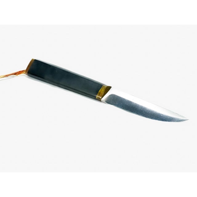 Vintage Finnish Tapio Wirkkala for Hackman Puukko Knife & Sheath For Sale In Philadelphia - Image 6 of 18