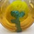 Vintage Art Glass Vase in Yellow and Turquoise by Jiri Suhajek for Moser Karlsbad, 1970 For Sale - Image 4 of 16