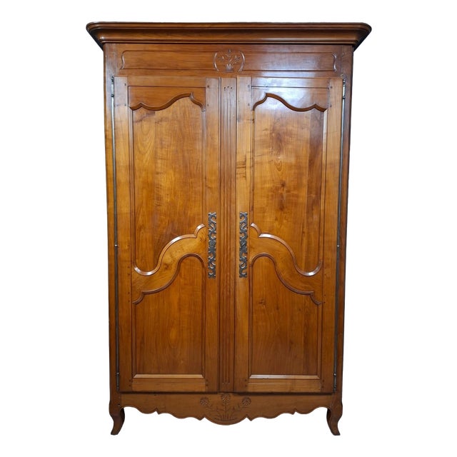 Cherrywood Wardrobe, Late 18th - Early 19th Century For Sale