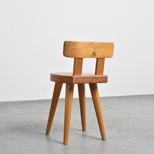 Wood Chairs by Christian Durupt for Meribel, 1960s, Set of 2 For Sale - Image 7 of 13