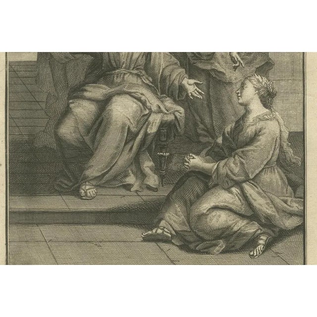 Christ with Mary and Martha, Luke X Martha Reproved, 1735, Engraving For Sale - Image 3 of 10