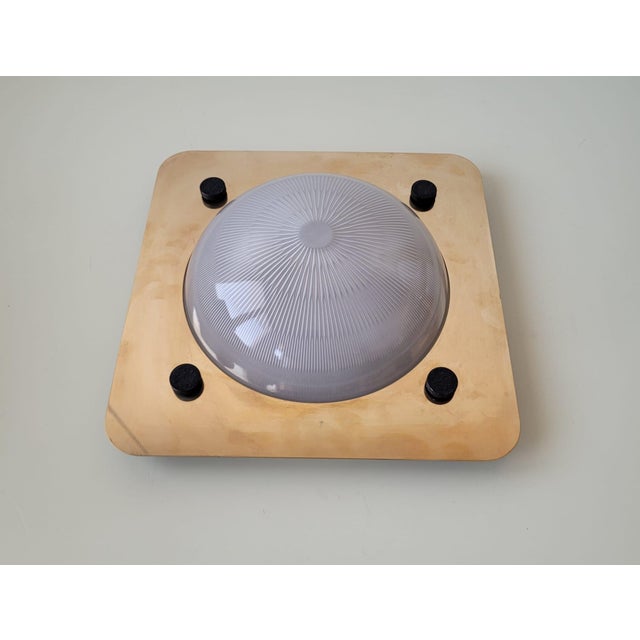 Metal Brass and Glass Wall Lamp by Sergio Mazza, Italy, 1970s For Sale - Image 7 of 18