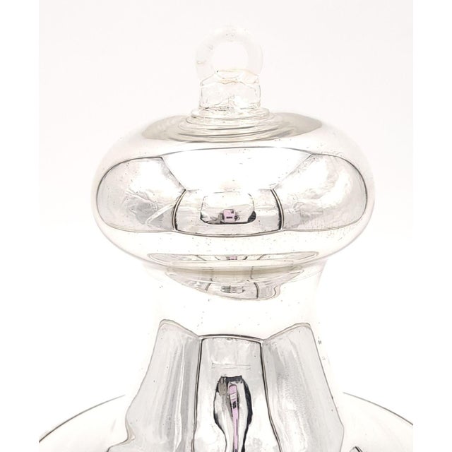 A mercury glass bell, England circa 1860.